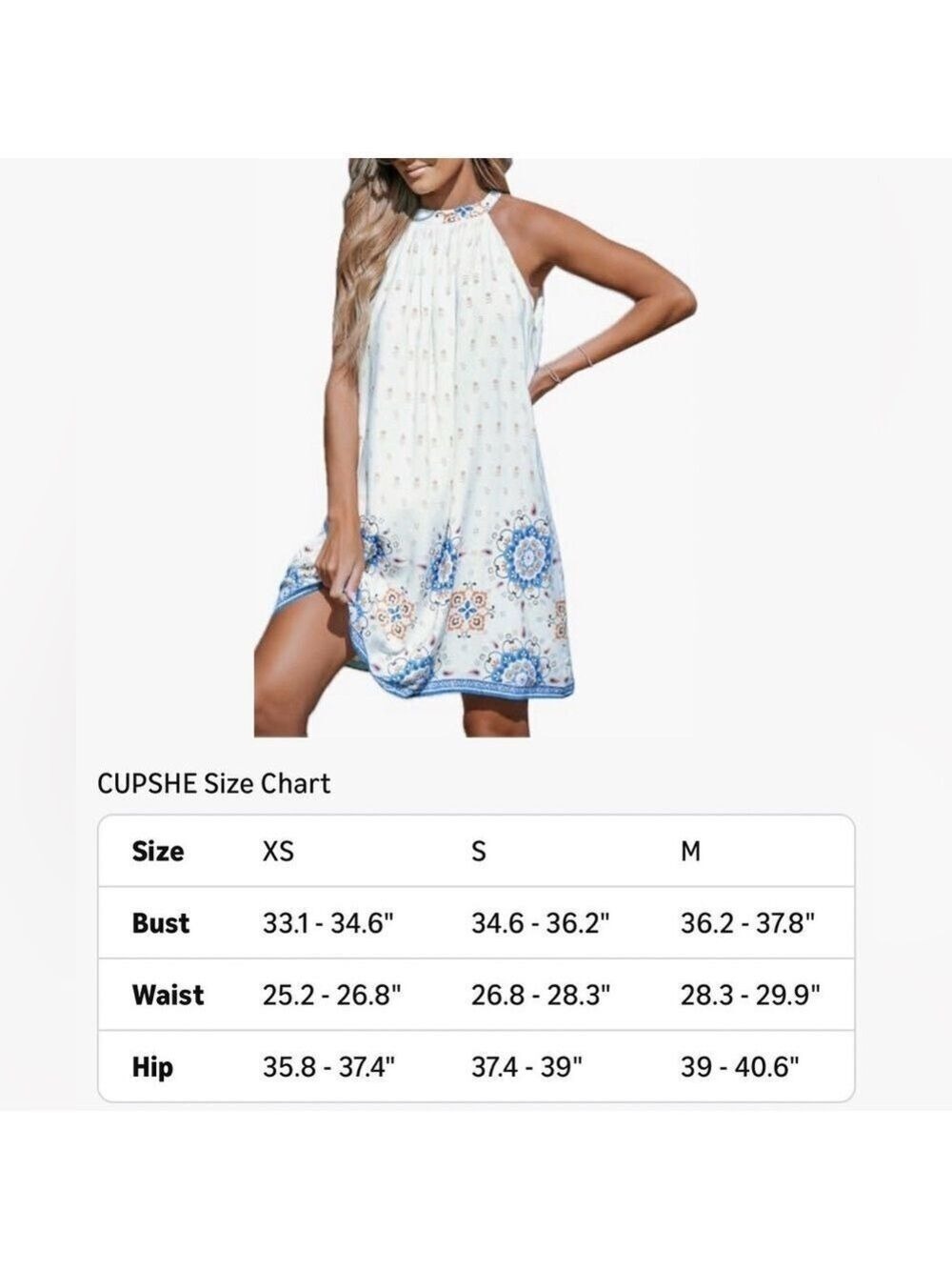 Cupshe White Floral Mini Dress - Picture 5 of 5